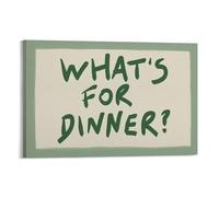 What's For Dinner - Cuadros de pared con diseño de salvia, póster para sala de estar, dormitorio, baño, oficina, decoración del hogar, 40 x 60 cm