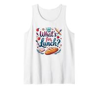 Whats for Lunch Funny Lunch Lady Camiseta sin Mangas