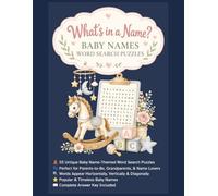 What's In A Name?: Baby Names Word Search Puzzles