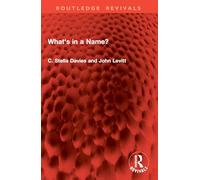 What's in a Name? (Routledge Revivals)