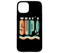 What's Sup Stand Up Paddle Surfing Vintage Supboard Carcasa para iPhone 15 Plus