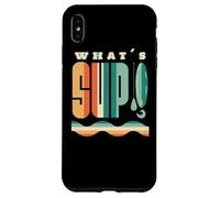 What's Sup Stand Up Paddle Surfing Vintage Supboard Carcasa para iPhone XS MAX