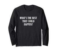 What's The Best That Could Happen Motivational Quote Manga Larga