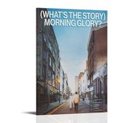 (What's The Story) Morning Glory by OasisArt - Impresión moderna de imagen para dormitorio familiar, póster de impresión para sala de estar, estética, lienzo para pared, dormitorio de niñas y jóvenes,