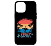 What's Up Beaches? Playa Palm Gafas de Sol Mar Tumbona Beach Carcasa para iPhone 12 Pro MAX