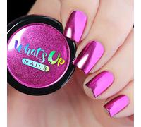 Whats Up Nails - Fuchsia Chrome Powder For Mirror Nails