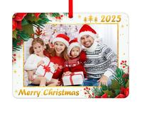WhatSign Marco de Fotos, Adornos de Navidad 2021