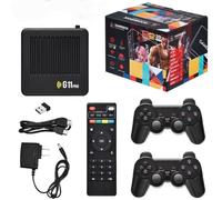 Whatsko 2025 Nuevo Retrowave G11 Pro, consola Retro Wave G11 Pro con más de 60 000 juegos, 60 emuladores, consola de juegos retro 4K, consola de juegos portátil plug and play con mandos inalámbricos d