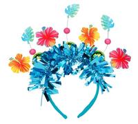 WHAVEL Diadema tropical hawaiana Luau, decoración de fiesta, accesorios para el cabello, verano, playa, piscina
