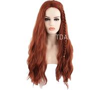 WHBHD 2021 Película Negra Viuda Natalia Alianovna Romanova Cosplay Wig Natasha Romanoff Resistente al Calor Pelucas sintéticas Resistente al Calor + Peluca Cap
