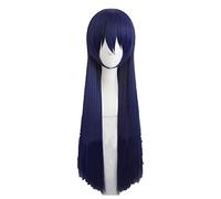 WHBHD 2022 ¡Ama Vive!Love Live Sonoda UMI 80cm Larga Recta azuleada Azul Resistente al Calor Cosplay Peluca