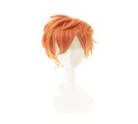 WHBHD 2022 Anime Haikyuu !!SHOYO Hinata Corte Naranja Fibra DE Alta Temperatura Fibra DE Halloween Costura Costura Cosplay Pelo + Red DE Pelo Free