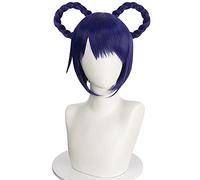WHBHD 2022 Juego GENSHIN Impact XIANGLING Cosplay PELES DE Cosplay DARCAN Azul Corte Corto Resistente al Calor Sintético Halloween Party Play Peluca