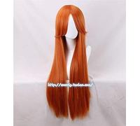 WHBHD 2022 LA Leyenda DE Zelda: El Despertar de Link's Awakening Marin Orange Wig MEBE No Mura Cosplay Wig Play Play Girl 80cm Pelo Largo Traje