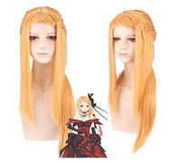 WHBHD 2022 Re: Vida en un Mundo Diferente de Zero Priscilla Barielle Wig Anime Wig Cosplay Comic- con Halloween Party Carnival Adulto Hombres y Mujeres Anime Fans Regalo(Peluca Naranja)