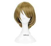 WHBHD ¡Ama Vive! LoveLive Koizumi Hanayo Cosplay Wig Corte Corto MEDIAMIENTO Verde Pelo SINTÉTICO Pelo SINTÉTICO Pelo + Cape DE Pelo