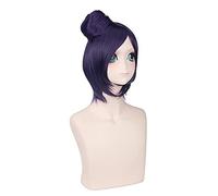 WHBHD Anime Akatsuki Konan Purple Cosplay Peluca Resistente al Calor Play Party Play Play + Peluca Cap