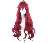 WHBHD Anime Cosplay Pelucas Mushoku Tensei: Reencarnación de desempleo Ellis Grayrat Cosplay Peluca for el Partido de Halloween Accesorios de Accesorios con Peluca Gratis.