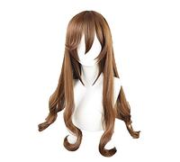 WHBHD Anime Hori-San a Miyamura-Kun Horimiya Hori Kyoko Cosplay Peluca Calor Resistente al Calor Peluca Peluca Sintética Tapa 70 cm Pelo Marrón Largo