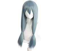 WHBHD Anime jujutsu Kaisen mahito Largo Pelo Azul Mujeres jujutsu Kaisen Cosplay Peluca + Peluca Gorra sintético Halloween Party Props