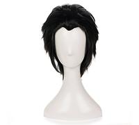 WHBHD Anime Yuri !!! en Hielo Katsuki yuuri Cosplay Peluca Corto Negro Resistente al Calor sythentic Pelo Halloween Fiesta Traje de Anime Pelucas