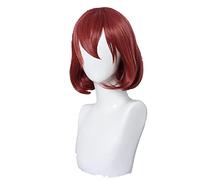 WHBHD El Anime Air Killer Coplay Mask Mask Man 35cm Red Hermosa Resistente al Calor Sintético Anime Cosplay Pelucas Partido de Halloween