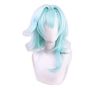 WHBHD EULA Cosplay Wig Anime GENSHIN Impacto Pelucas de Pelo sintético Resistente al Calor + Peluca de Peluca