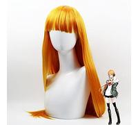 WHBHD Futaba Sakura Cosplay Wig Persona5 Kostum Bermain Wig Halloween Kostum Rambut