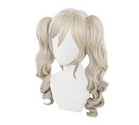 WHBHD Genshin Impact Barbara Westwind Knights orando Sacerdote Rizado Cola de Caballo Cosplay Peluca Pelo Disfraz de Halloween for Mujer