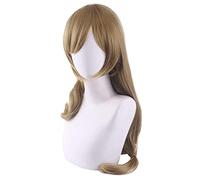 WHBHD Genshin Impact Bibliotecario Lisa Cosplay Peluca Libery Color Long Long Anime Disfraz de Halloween