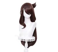 WHBHD Genshin Impact Cosplay Halloween beidou Cosplay Traje Peluca Larga Heterosexual Bangs Resistente al Calor Resistente al Calor rol Juego Anime Pelucas