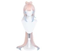 WHBHD GENSHIN Impact KOKOMI Cosplay 120 CM LED LUZ DE LUZ DE Cola DE Color DE Color COSPLAYANIMO Pelucas de Calor Pelucas sintéticas Resistentes al Calor Halloween