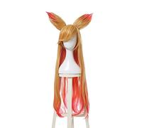 WHBHD Juego de Llegada AHRI Carácter Cosplay Pelucas 90 cm Largo Resistente al Calor Pelo sintético Perucas Cosplay Peluca