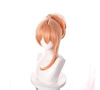 WHBHD Juego Genshin Impact Carácter YOIMIYA Cosplay Cosplay Naranja Rosa PINILIO Pelo Pelo DE Pelo Halloween COS BUTS Props SINTÉTICO SINTÉTICO