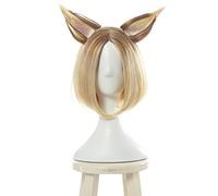 WHBHD Juego Kda Pelucas AHRI Cosplay K / da Prestige Edition Color Mezclado Corto Cosplay Peluca Pelo sintético Resistente al Calor