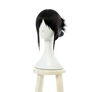 WHBHD Kaguya-sama Amor es Guerra Kaguya shinomiya Cosplay Pelucas Negro Resistente al Calor sintético Cosplay Peluca
