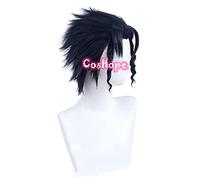 WHBHD Kujo Jotaro Cosplay Jojo Bizarre Aventura Cosplay Hombres Corto Azul Negro Peluca Cosplay Anime Cosplay Calor Resistente al Calor Pelucas sintéticas