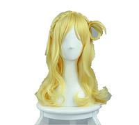 WHBHD ¡LoveLive! Sunshine!Amor Live Wig Mari Ohara Largo Rubio Mezclado Calor Resistente al Cosplay Traje Peluca