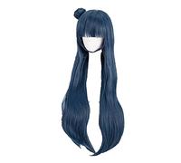 WHBHD LoveLive Sunshine Tsushima Yoshiko Pelucas de Cosplay Amor Vivo Aqour Yohane Resistente al Calor Peluca de Pelo sintético + Peluca Cap