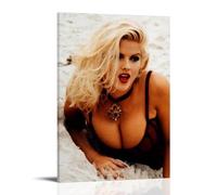 WHBRFO Póster decorativo de Anna Nicole Smith: arte estético para dormitorio, pintura artística de pared, lienzo mural, sala de estar, marco de 30 x 45 cm