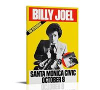 WHBRFO Póster decorativo de Billy Joel The Stranger, arte estético, decoración de pared, lienzo mural, sala de estar, marco de pintura estilo 20 x 30 cm