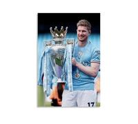 WHBRFO Póster decorativo de Kevin De Bruyne para dormitorio, arte estético, pintura artística para pared, lienzo mural para sala de estar, estilo sin marco, 60 x 90 cm