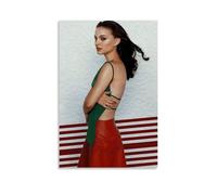 WHBRFO Póster decorativo de Natalie Portman para dormitorio, decoración de pared, lienzo mural para sala de estar, estilo sin marco, 60 x 90 cm