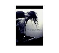 WHBRFO Póster decorativo de pared con texto "Around the Fur-Deftones", para dormitorio, decoración de pared, lienzo mural, sala de estar, estilo sin marco, 50 x 75 cm