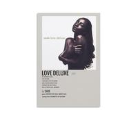 WHBRFO Sade Love DeluxePóster decorativo para dormitorio, arte estético, pintura artística para pared, lienzo mural, pintura para sala de estar, estilo sin marco, 50 x 75 cm