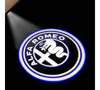 WHDPPP 2 Piezas Proyector de Luz para Puerta de Coche para Alfa Romeo Tonale 4C 8C Competizione 940 955 952 949 965 - Luces LED de Bienvenida Logo - Lámpara de Cortesía Iluminación de Entrada,B 4
