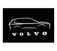 WHDPPP 2 Piezas Proyector de Luz para Puerta de Coche para Volvo XC90 S90 XC60 S60 - Luces LED de Bienvenida Logo - Lámpara de Cortesía Iluminación de Entrada