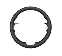 WHDsunQQ Cubre Volante Coche para Lexus GX450 GX460 GX400 2014-2019 Protector para Volante de Coche de Grano de Madera de Durazno Gris Antideslizante Cosido a Mano