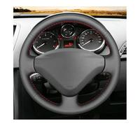 WHDsunQQ Cubre Volante Coche para PE&ugeot 207 2006-2014 para Partner 2009-2018 para Expert 2008-2016 para Fiat para Scudo 2010-2016 Protector para Volante de Coche