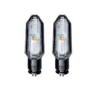 WHDsunQQ moto indicador luces Intermitente de motocicleta 12 V con flujo agua, doble color, para CB150R CRF250L ADV150 CBR650F NC750X XADV 750